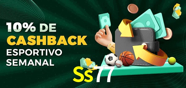 10% de bônus de cashback na Ss77