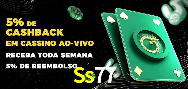 Promoções do cassino ao Vivo Ss77